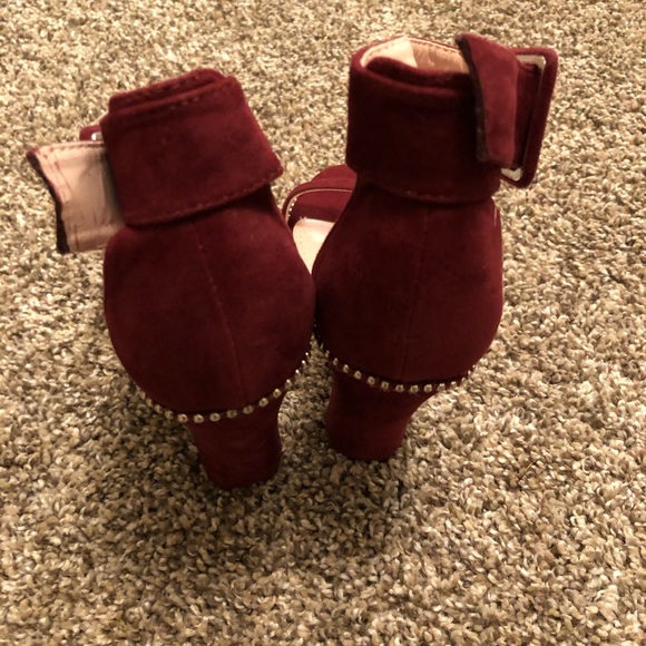 Ankle strap rhinestone heels - Picture 3 of 4